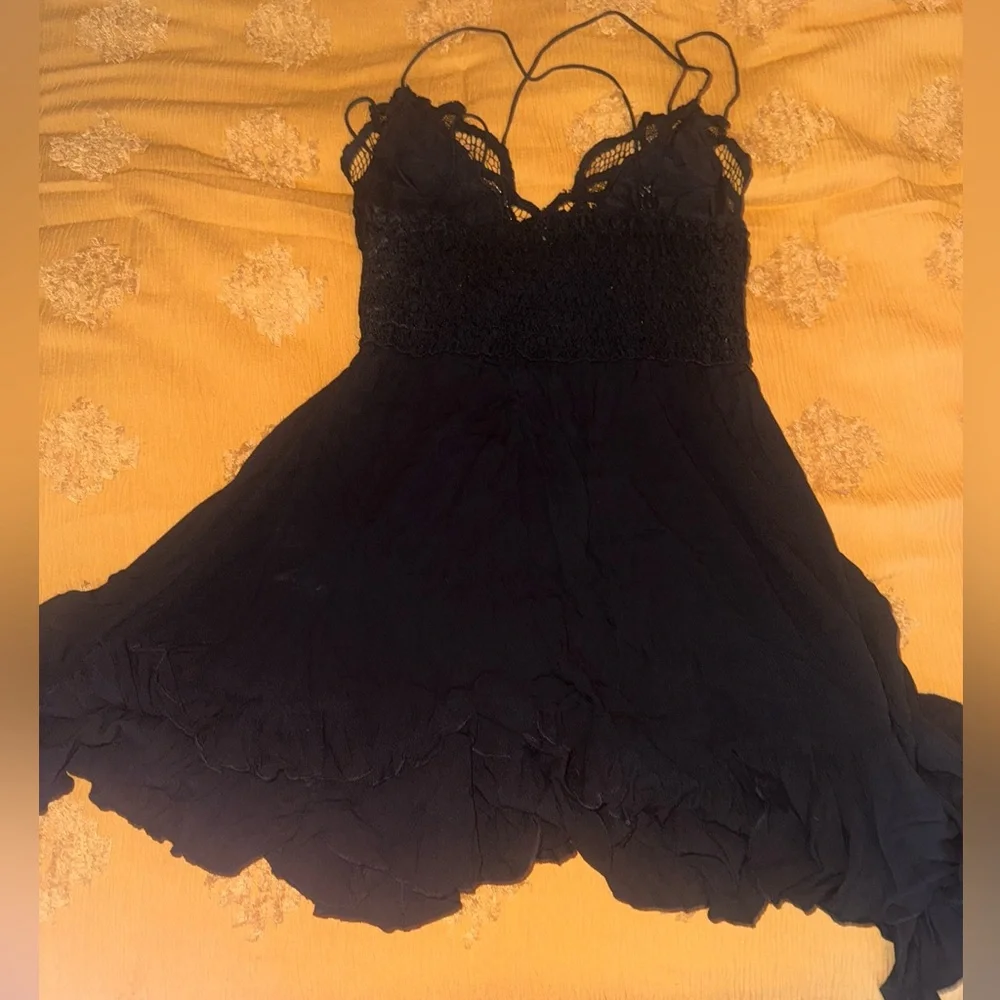 Free People Movement Adela Dress, black, size XL - Picture 3 of 4